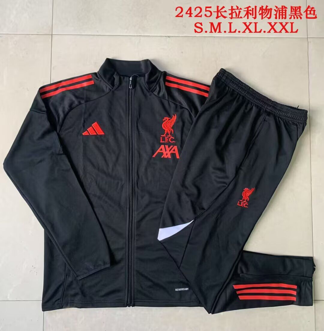 AAA Quality Liverpool 25/26 Tracksuit - Black/Red